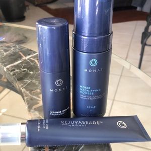 Monat Moxie Magnifying Mousse, Intense Repair and Rejuvabeads